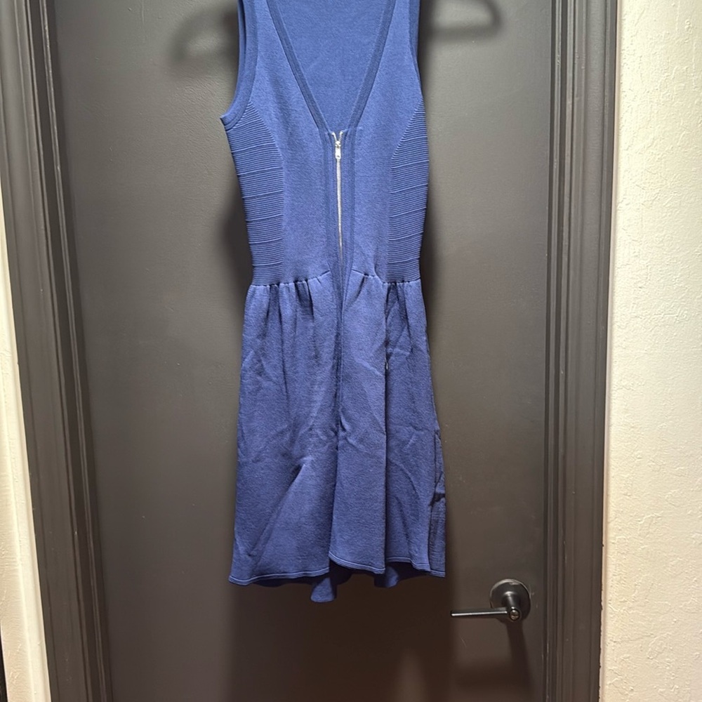 Sandro Blue Midi Dress